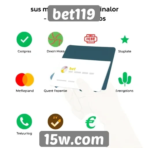 Métodos de pagamento aceitos no bet119