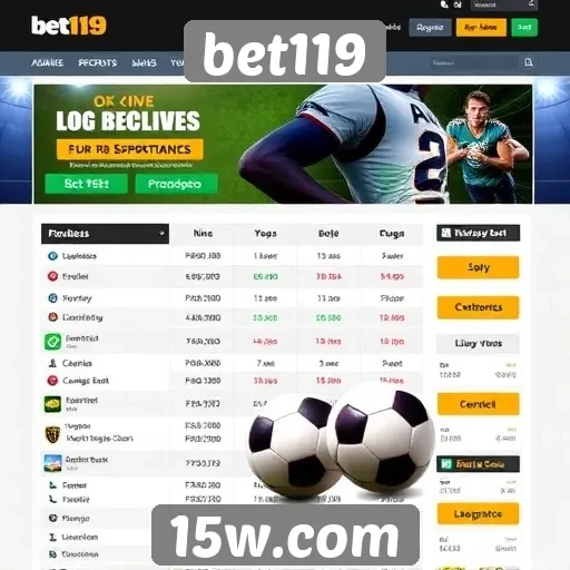 Apostas esportivas em alta no site bet119